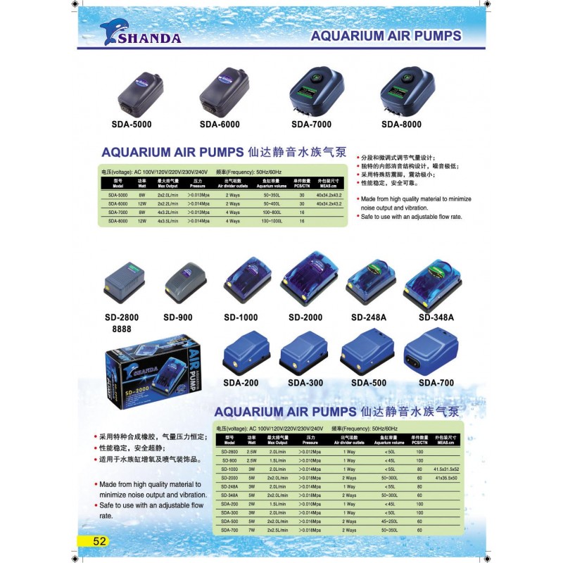 Aquarium Air Pumps